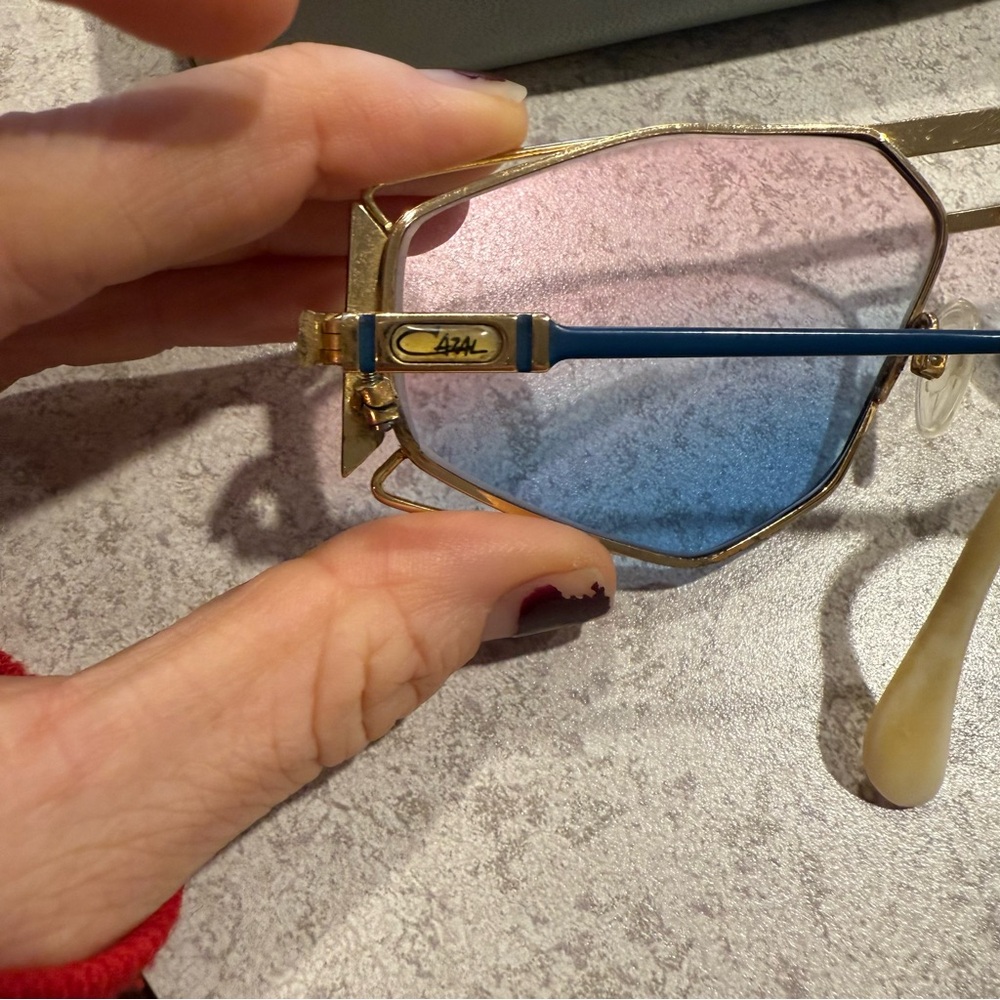 Cazal Gradient Sunglasses with Case - image 3